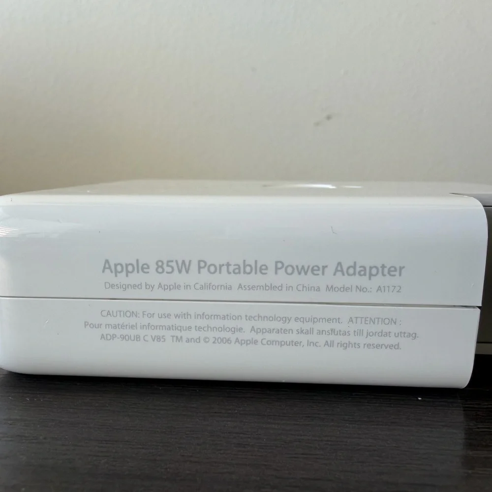 Apple White MacBook Power Adapter Block
